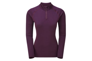Image of Montane Dart Zip Neck - Womens, Saskatoon Berry, Large, FDRZNSASN12