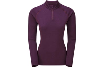 Image of Montane Dart Zip Neck - Womens, Saskatoon Berry, Extra Small, FDRZNSASA12
