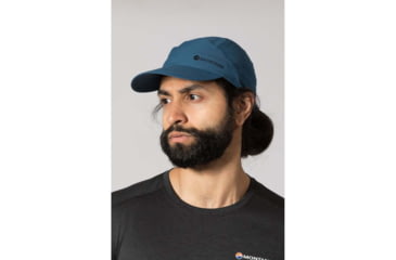Image of Montane Dyno Stretch Cap, Narwhal Blue, One Size, HDSCANARO09