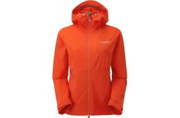 Image of Montane Dyno Stretch Jacket - Women's-Montbretia Orange/Cloudburst Grey-14