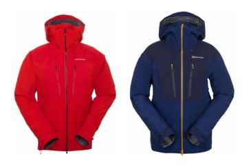 Image of Montane Endurance Pro Jacket - Men's, Alpine Red, Antartic Blue