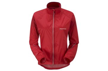 Image of Montane Featherlight Velo H20 Jacket - Women's-Red-X-Large