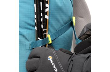 Image of Montane Featherlite 30 Pack-Zanskar Blue/Wild Lime-S/M
