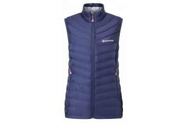 Image of Montane Featherlite Down Vest - Women's-Antarctic Blue-Large
