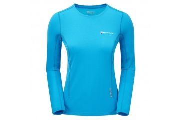 Image of Montane Fem Claw Long Sleeve T, Cerulean Blue, UK8/US6/EUR34, FCLLSCERA5