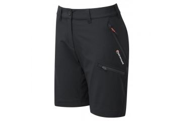 Image of Montane Fem Dyno Stretch Shorts, Black, UK8/US6/EUR34, FDSSHBLAA3