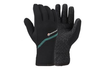 Image of Montane Fem Powerstretch Pro Grippy Glove, Black, S GFPPGBLAB0
