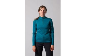 Image of Montane Fem Primino 140 Zip Neck, Zanskar Blue, UK8/US6/EUR34, FP1ZNZANA4