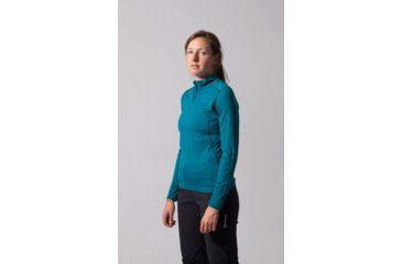Image of Montane Fem Primino 140 Zip Neck, Zanskar Blue, UK8/US6/EUR34, FP1ZNZANA4