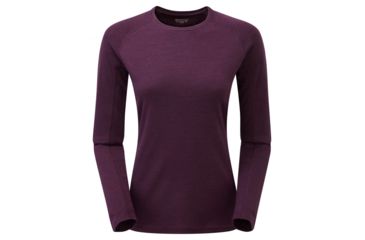 Image of Montane Fem Primino 220 L/S T-Shirt, Saskatoon Berry, UK8/US6/EUR34 FP2LSSASA4