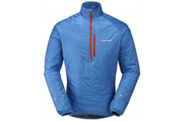 Image of Montane Fireball Smock - Men's-Electric Blue/Alpine Red-XX-Large