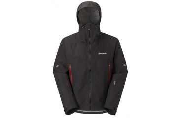 Image of Montane Further Faster Neo Jacket - Men's, Black, Small, MNT0079-BLACK-SMALL