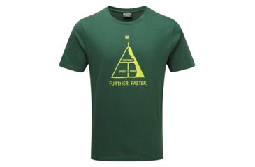 Image of Montane Further Faster T-Shirt, Arbor Green, XS, MFFTSARBA5