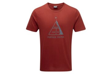 Image of Montane Further Faster T-Shirt, Redwood, L, MFFTSRWDN5