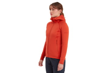 Image of Montane Fury Hoodie - Womens, Saffron Red, Large, FFRYHSAFN16