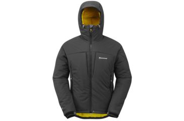 Image of Montane Ice Guide Jacket - Mens-Black/Cadmium-Medium