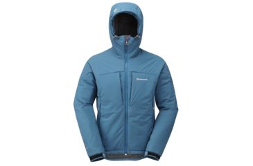 Image of Montane Ice Guide Jacket - Men's-Moroccan Blue/Steel-X-Large