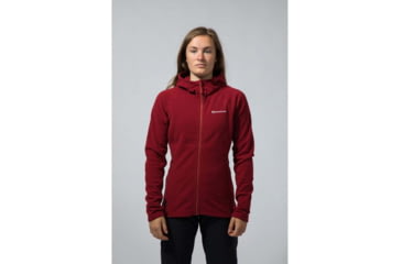 Image of Montane Lyra Hoodie - Womens, Tibetan Red, Large, FLYHOTIBN08