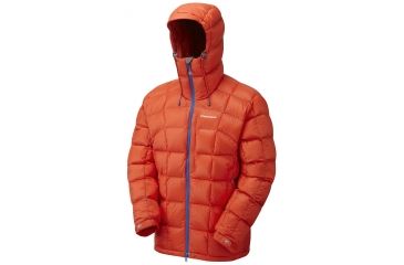 Image of Montane North Star Jacket - Men's-Steel/Burnt Orange-X-Large
