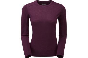 Image of Montane Primino 140g Long Sleeve Crew Neck - Women's-Saskatoon Berry-Small