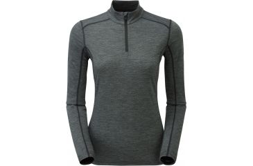 Image of Montane Primino 140g Zip Neck - Women's-Black-Small