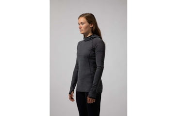Image of Montane Primino Hybrid Hoodie - Womens, Black, Medium, FPHHOBLAM08
