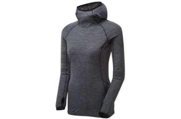 Image of Montane Primino Hybrid Hoodie - Womens, Black, Medium, FPHHOBLAM08