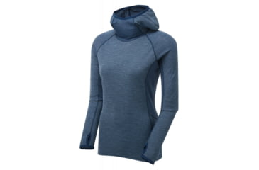 Image of Montane Primino Hybrid Hoodie - Womens, Narwhal Blue, Extra Small, FPHHONARA08