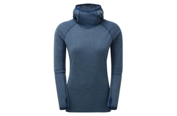 Image of Montane Primino Hybrid Hoodie - Womens, Narwhal Blue, Extra Small, FPHHONARA08