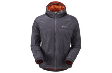 Image of Montane Prism Jacket - Men's, Steel/Burnt Orange, Large, 45137