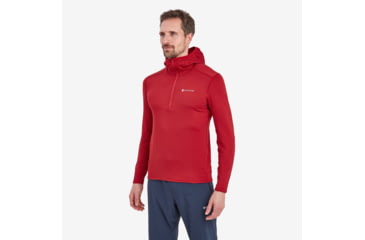 Image of Montane Protium Lite Hooded Pull On Fleece - Men's, Extra Large, Acer Red, MPRLHACRX15