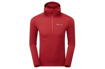 Image of Montane Protium Lite Hooded Pull On Fleece - Men's, Extra Large, Acer Red, MPRLHACRX15