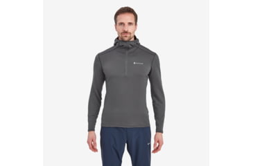 Image of Montane Protium Lite Hooded Pull On Fleece - Men's, Large, Slate, MPRLHSLAN15