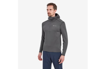 Image of Montane Protium Lite Hooded Pull On Fleece - Men's, Large, Slate, MPRLHSLAN15