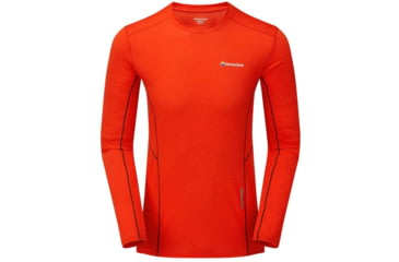 Image of Montane Sabre Long Sleeve T-Shirt - Mens, Flag Red, Extra Small, MSBLSFLAA09