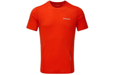 Image of Montane Sabre T-Shirt - Mens, Flag Red, Extra Small, MSBTSFLAA09