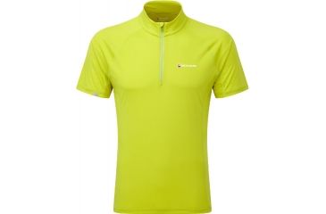 Image of Montane Sonic Zip T-Shirt - Men's-Kiwi-Medium