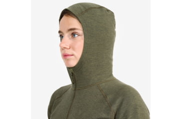 Image of Montane Spinon Hoodie - Womens, Kelp Green, UK8/EUR34/US4/XS, FSPHOKELA13