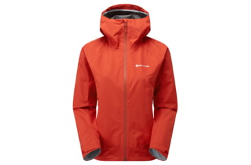 Image of Montane Spirit Jacket - Womens, Saffron Red, UK14/EUR40/US10/L, FSPRJSAFN14