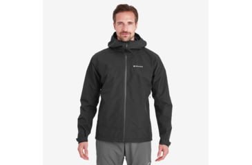 Image of Montane Spirit Waterproof Jacket - Men's, Large, Black, MSPRJBLAN14