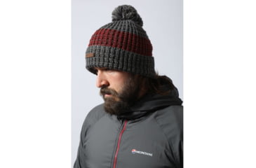 Image of Montane Top Out Bobble Beanie, Shadow, ONE SIZE, HTOBBSHAO6