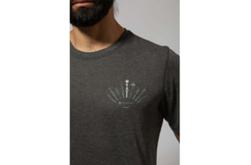 Image of Montane Trad T-Shirt - Mens, Charcoal, Large, MTDTSCHAN09