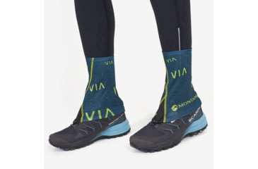 Image of Montane Via Sock-It Gaiter, Narwhal Blue, Small/Medium, ASIGANARB12
