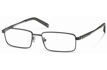 Image of Montblanc MB0340 Eyeglass Frames - Shiny Gun Metal Frame Color