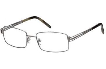 Image of Montblanc MB0347 Eyeglass Frames - Shiny Dark Ruthenium Frame Color
