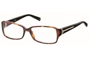 Image of Montblanc MB0380 Eyeglass Frames - Dark Havana Frame Color