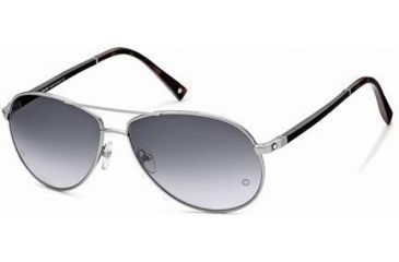 Image of Montblanc MB325S Sunglasses - Shiny Light Ruthenium Frame Color