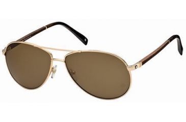 Image of Montblanc MB325S Sunglasses - Gold Frame Color