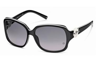Image of Mont Blanc MB356S Sunglasses - Black Frame Color