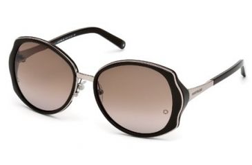 Image of Mont Blanc MB416S Sunglasses - Shiny Dark Brown Frame Color